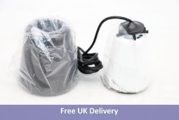 New Works Material Pendant Light, Black Marble, Norgaard & Kechayas. Box damaged