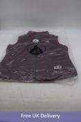 Jott Men's Tom Sleeveless Down Jacket, Aubergine, Size XXXXL