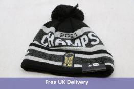 Five New Era Atlanta Braves World Series 2021 Champs Pom-Pom Hats, Black