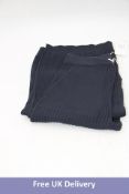 Oyun Women's Ribbed Cadet Trousers, Midnight, Size S
