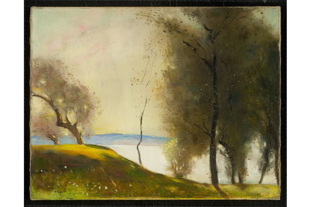 Lesser Ury. „Der Morgen (Gardasee)“. Um 1900/10 - Bild 2 aus 3
