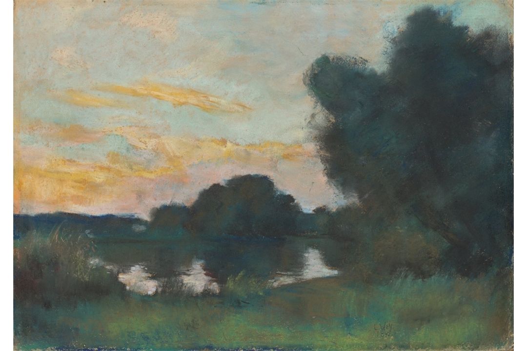 Lesser Ury. „Märkischer See“. 1895 - Bild 1 aus 2