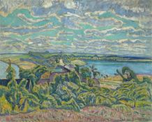 Theo von Brockhusen. View from Schillhöhe onto Baumgartenbrück. 1914