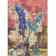 Karl Schmidt-Rottluff. „Rittersporn und Judassilberlinge“. 1968 - Bild 1 aus 3
