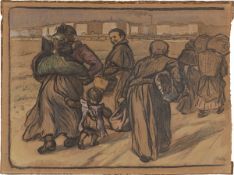 Heinrich Zille. Brushwood collectors.