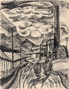 Conrad Felixmüller. ”Zur Zeche am Mittag”. 1921