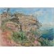 Max Slevogt. Pfalzlandschaft – Der Felsen von Neukastel. 1917 - Bild 1 aus 3