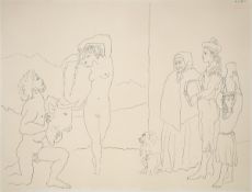 Pablo Picasso. ”La danse des banderilles”. 1954