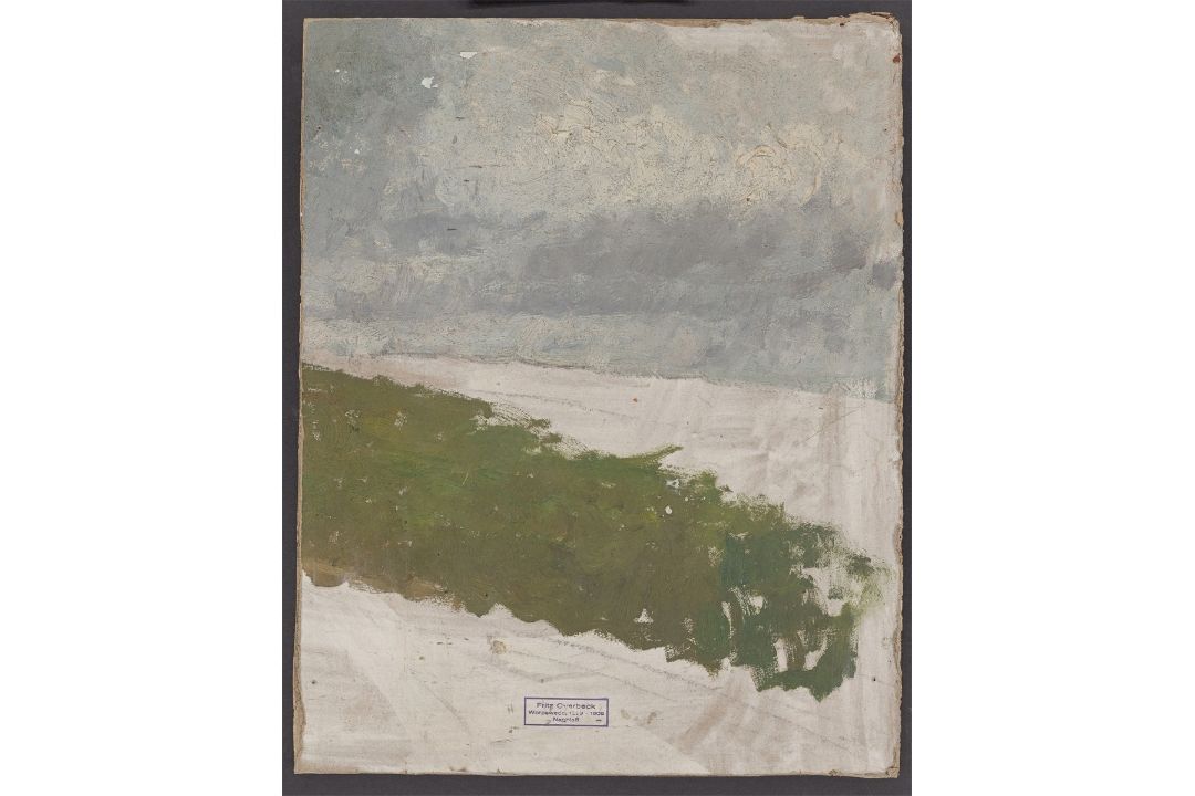 Fritz Overbeck. Fliederhecke. Um 1906 - Bild 3 aus 3
