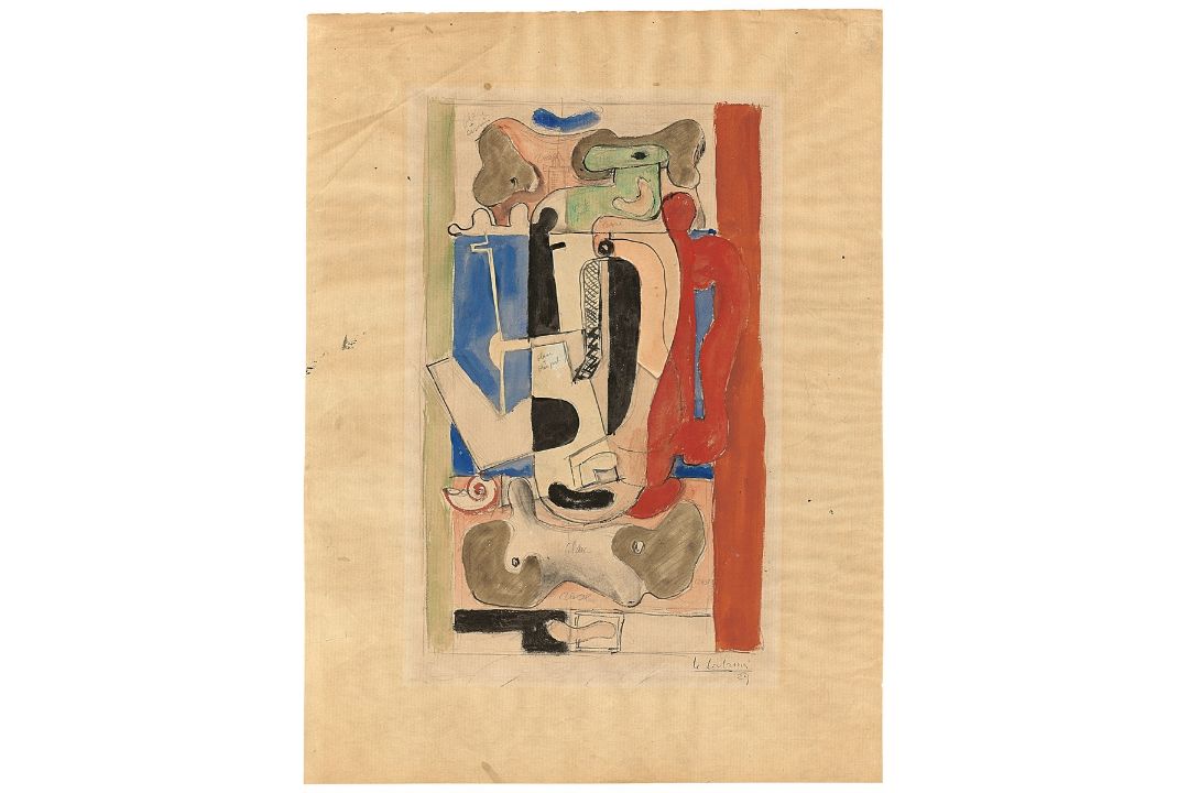 Le Corbusier. Studie zu: „Composition avec cafètiere et silex“. 1929 - Bild 1 aus 2