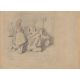Pablo Picasso. Mère allaitant son bébé en présence d’une fillette. 1895 - Bild 1 aus 3