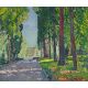 Philipp Franck. „Blick auf Schloss Sanssouci in Potsdam“. 1933 - Bild 1 aus 3