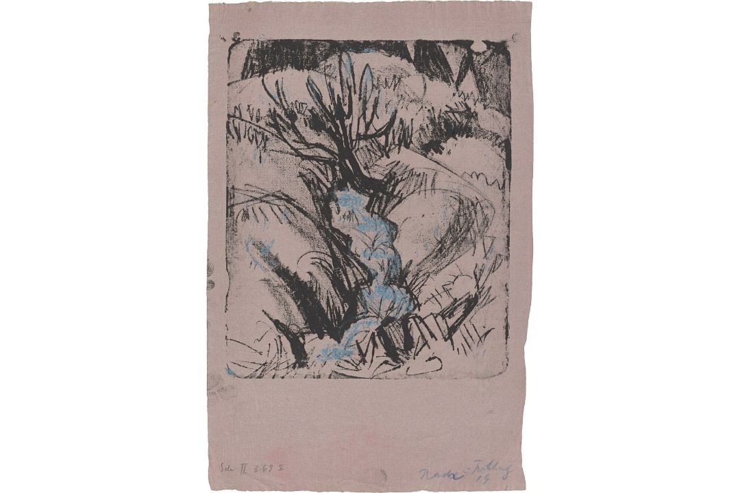 Ernst Ludwig Kirchner. „Bach im Frühling“. 1919 - Bild 1 aus 3