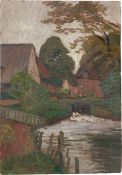 Otto Modersohn. ”Wassermühle”. 1910