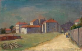 Karl Hofer. Muzzano (landscape in Ticino). 1935