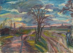 Waldemar Rösler. Early spring evening. Before 1913