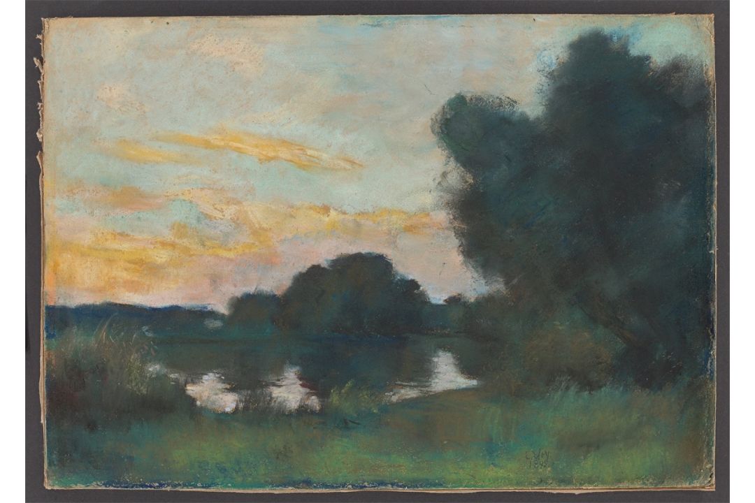 Lesser Ury. „Märkischer See“. 1895 - Bild 2 aus 2
