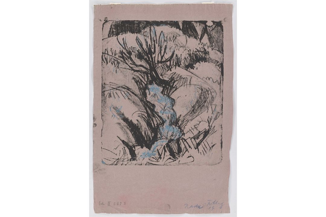 Ernst Ludwig Kirchner. „Bach im Frühling“. 1919 - Bild 2 aus 3