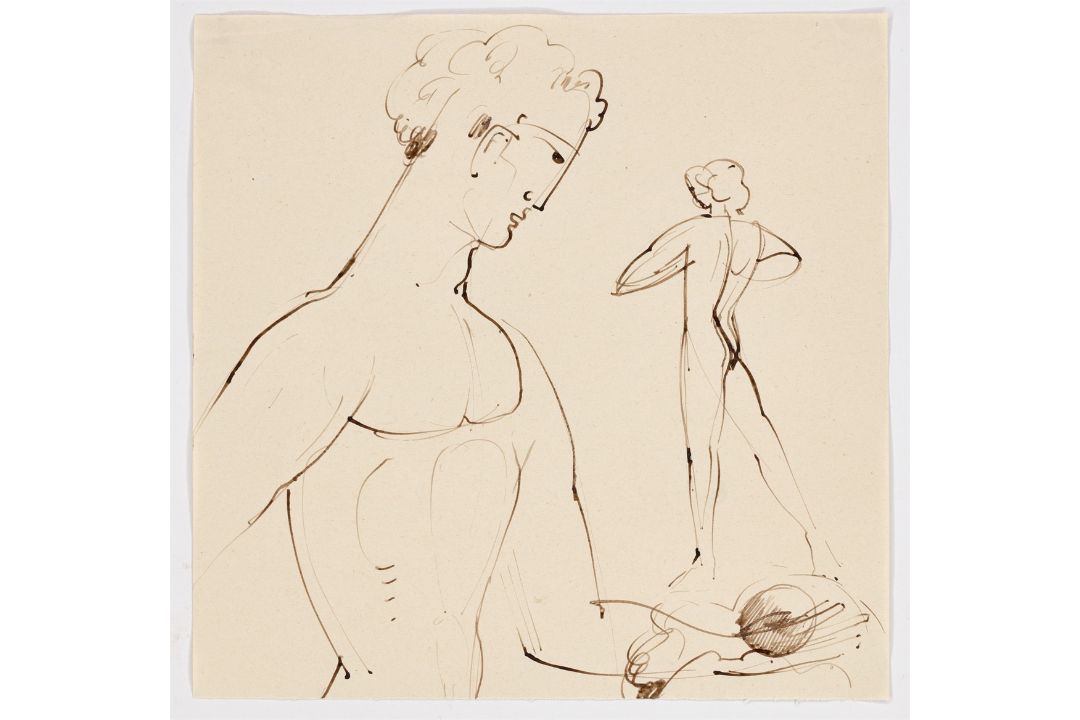 Oskar Schlemmer. „Boschentwürfe“. 1939 - Bild 2 aus 3