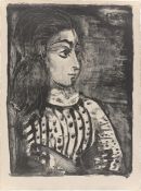 Pablo Picasso. ”Jacqueline de profil”. 1958