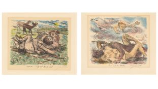 Lovis Corinth. ”Calisto und Zeus-Artemis” / ”J-o mit der Wolke”. 1920