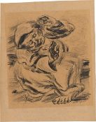 Ludwig Meidner. Hockende. 1920
