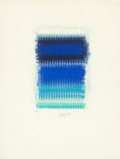 Heinz Mack. ”Lichtchromatik in Blau”. 1988