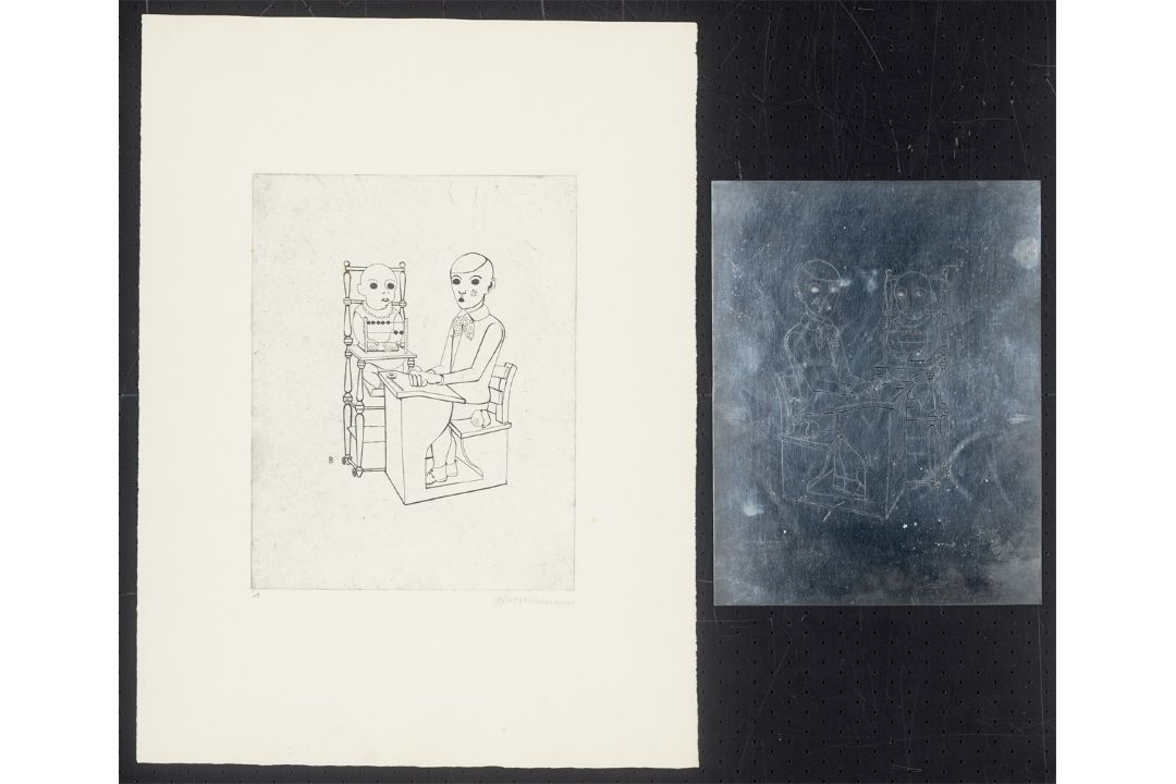 Gottfried Brockmann. „Bilderbogen unserer Zeit: Intellektuelle“. 1927/63 - Bild 2 aus 7