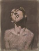 Johannes Grützke. Gazing up. 1977