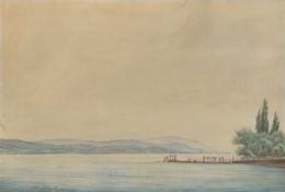 Franz Lenk. View of the Lake Constance. 1932