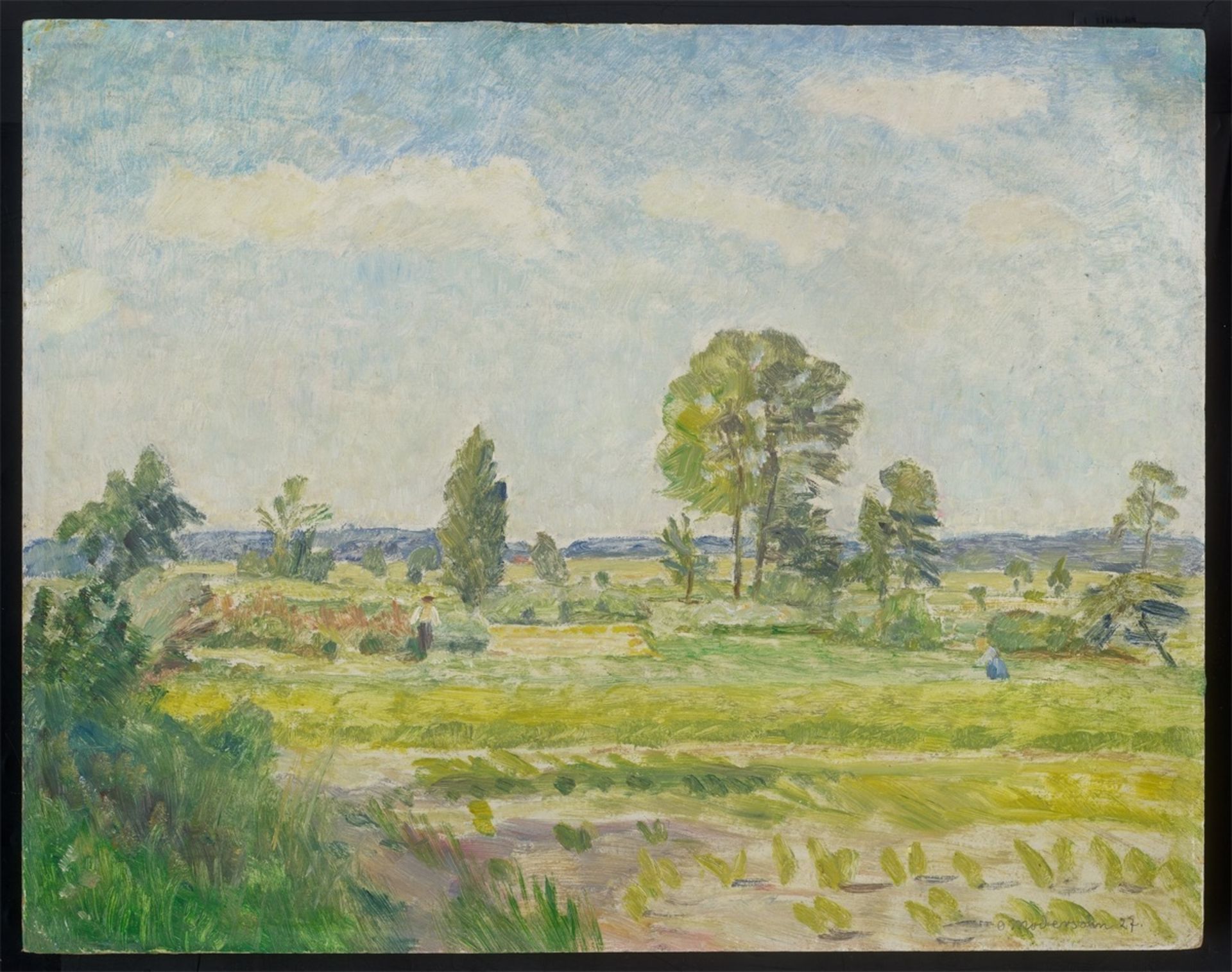 Otto Modersohn. „Sommermorgen“. 1927 - Bild 2 aus 4