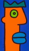 Thierry Noir. ”ICH BEOBACHTE DIE WOLKEN. DER TAG HAT GERADE ANGEFANGEN”. 2003