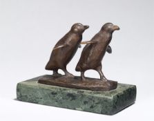 August Gaul. ”Zwei laufende Pinguine”. 1911