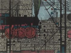 Horst Janssen. ”Eisenbahn”. 1957