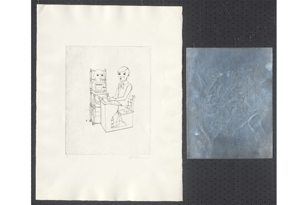 Gottfried Brockmann. „Bilderbogen unserer Zeit: Intellektuelle“. 1927/63 - Bild 5 aus 7