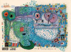 Friedensreich Hundertwasser. ”Regentropfenzähler”. 1981