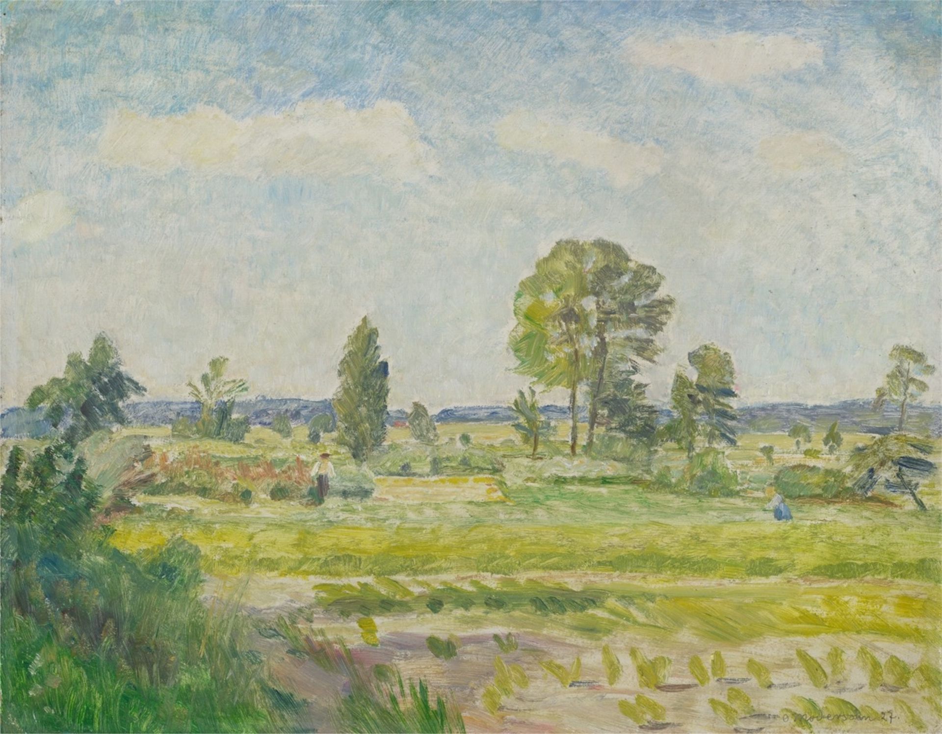 Otto Modersohn. „Sommermorgen“. 1927