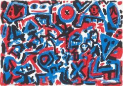 A.R. Penck. ”Gegenwärtige Verhältnisse”. 1989
