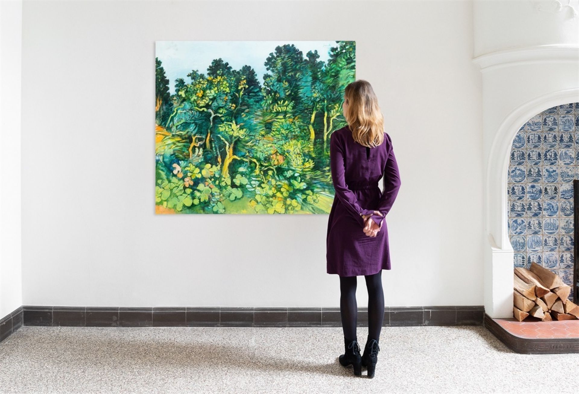 Dietmar Lemcke. „Große Landschaft I (Mittelmeerbild)“. 1979 - Bild 3 aus 3