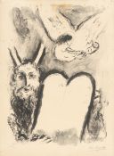 Marc Chagall. ”Moïse et les tables de la loi”. 1963