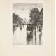 Lesser Ury. „Kraftdroschke im Regen am Brandenburger Tor“. Um 1920 - Bild 1 aus 3