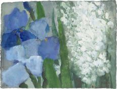 Klaus Fußmann. ”Iris und Schnee im Sommer”. 1995