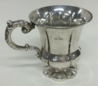 A William IV silver mug. London 1835.