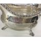 A good heavy pair of Georgian silver sauce boats with central armorials. London 1767. - Image 2 of 3