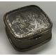 A French silver plated snuff box engraved with scenes. Circa 1800. - Image 1 of 2