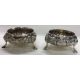 A pair of George III silver salts. London 1855. By William Robert Smily. - Image 1 of 2