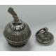 An 18th Century Continental silver pomander. - Image 3 of 3