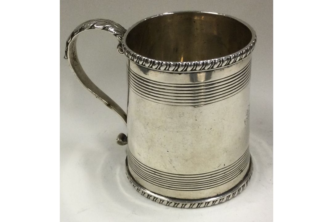 An Indian Colonial silver child's mug. Calcutta. Circa 1820. By Twentyman & Co. - Image 1 of 3