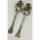 EXETER: An oversized pair of 17th Century silver trefid spoons. - Image 1 of 4