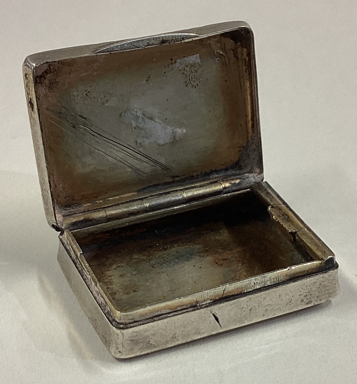 A rare Victorian silver castle top double-sided vinaigrette. - Image 2 of 2